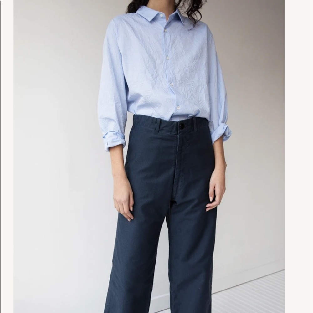 Caron Callahan Greene Pants in Navy Twill